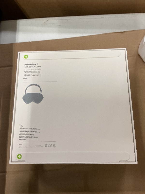 Photo 1 of FACTORY SEALED— Apple AirPods Max 2 Wireless Over-Ear Headphones, Active Noise Cancellation, Adaptive Audio, Personalized Spatial Audio, Live Translation, Bluetooth Headphones for iPhone – Starlight