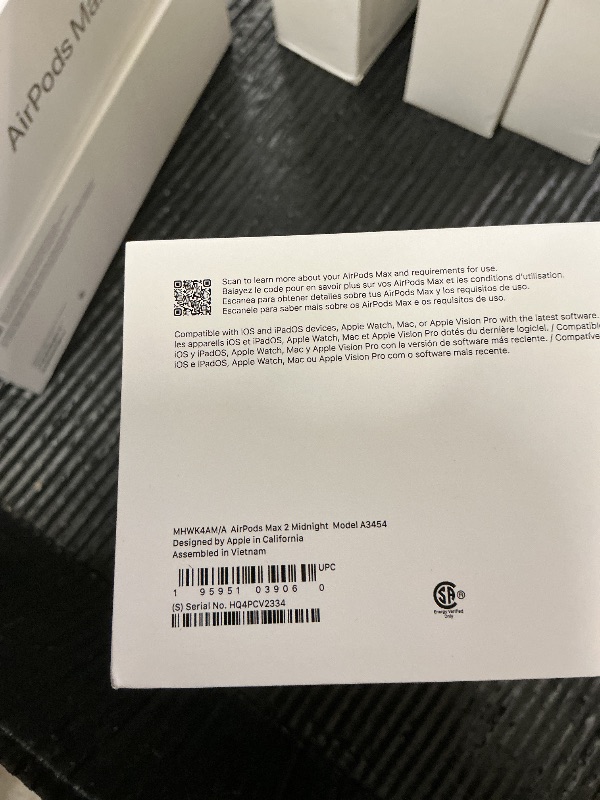 Photo 1 of FACTORY SEALED— Apple AirPods Max 2 Wireless Over-Ear Headphones, Active Noise Cancellation, Adaptive Audio, Personalized Spatial Audio, Live Translation, Bluetooth Headphones for iPhone – Midnight