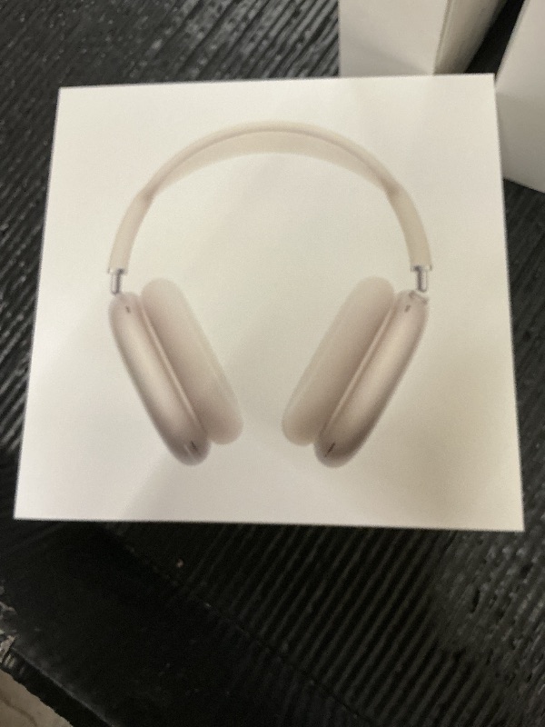 Photo 1 of Apple AirPods Max 2 Wireless Over-Ear Headphones, Active Noise Cancellation, Adaptive Audio, Personalized Spatial Audio, Live Translation, Bluetooth Headphones for iPhone – Starlight