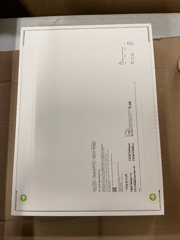 Photo 1 of FACTORY SEALED—  Apple 2026 MacBook Air 13-inch Laptop with M5 chip: Built for AI, 13.6-inch Liquid Retina Display, 16GB Unified Memory, 512GB SSD, 12MP Center Stage Camera, Touch ID, Wi-Fi 7; Silver