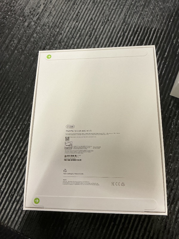 Photo 1 of FACTORY SEALED— Apple iPad Pro 13-inch (M5): Ultra Retina XDR Display, 512GB, Landscape 12MP Front Camera/12MP Back Camera, LiDAR Scanner, Wi-Fi 7 with Apple N1, Face ID, All-Day Battery Life — Space Black