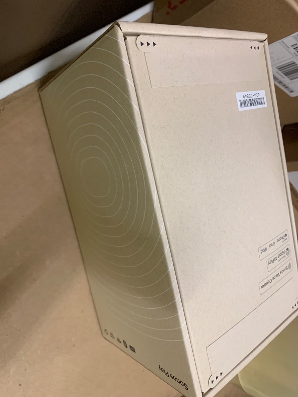 Photo 1 of Sonos Play - Portable Bluetooth Speaker with WiFi, Alexa, 24-Hour Battery Life, Charging Base - White