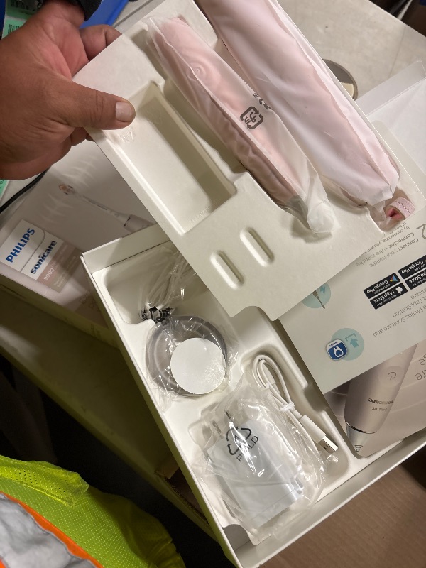 Photo 1 of Philips Sonicare DiamondClean 9900 Prestige Electric Toothbrush - with SenseIQ Technology and Advanced AI App, 5 Brushing Modes, 3 Intensity Levels, Charging Travel Case, Champagne, BD9001AZ