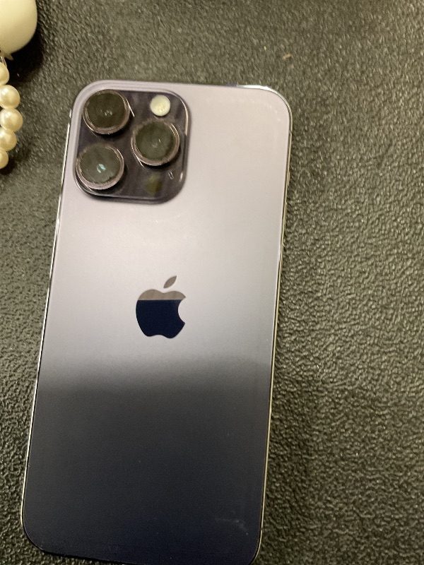 Photo 1 of Apple iPhone 14 Pro Max, 128GB, Deep Purple - Unlocked (Renewed)