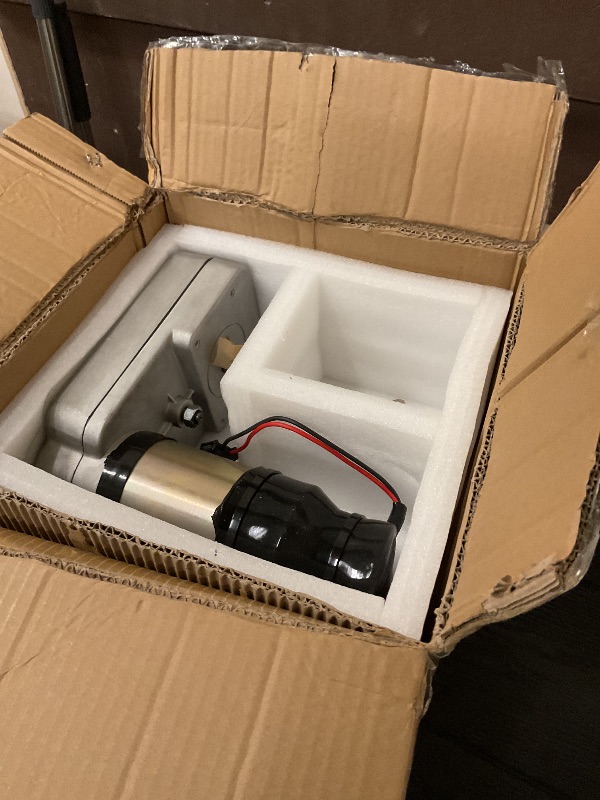 Photo 1 of RV Trailer LH Leveling Jack Motor 386198 - Left | Compatible with Lippert Components Electric Leveling Jack System LC386198