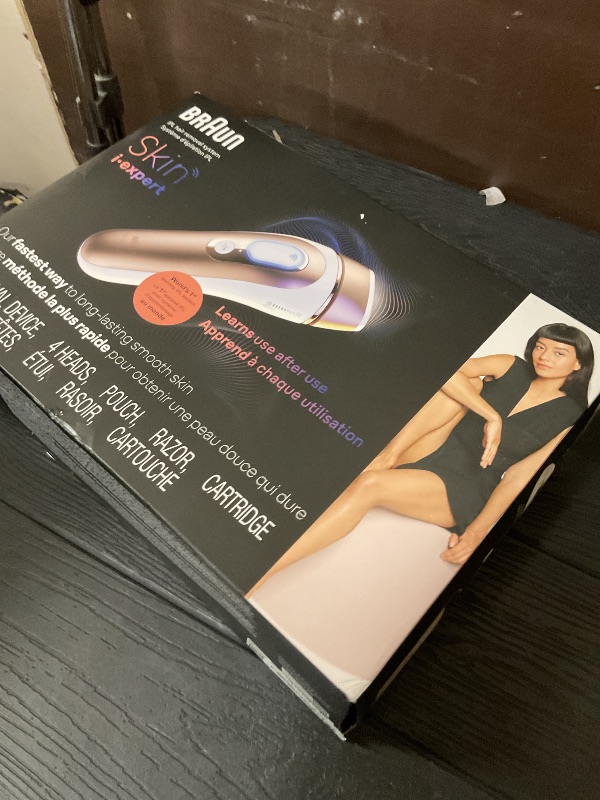 Photo 1 of Braun Smart IPL, Skin i·Expert Pro 7, VOGUE's Best Hair Removal Device, IPL Hair Removal for Women and Men, Permanent Laser Hair Reduction At-Home, World's 1st Smart App, 4 Heads, IPL7387