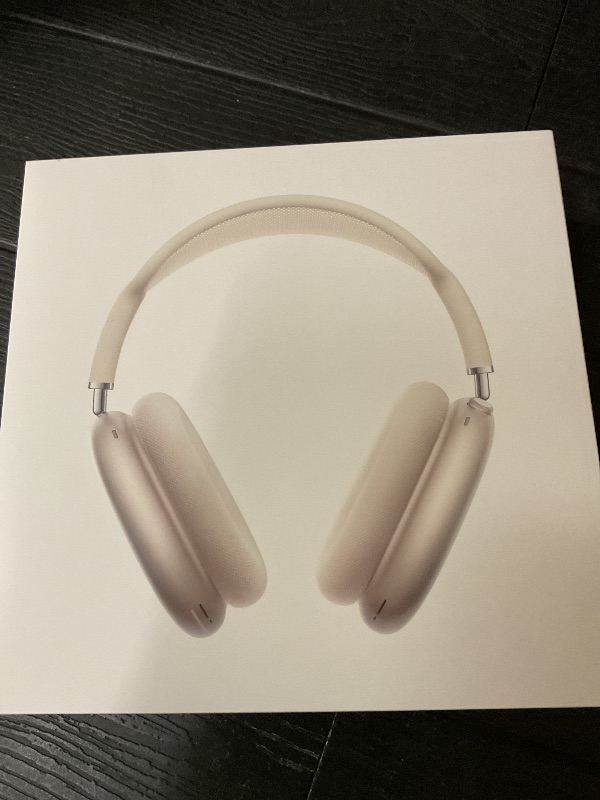 Photo 1 of Apple AirPods Max 2 Wireless Over-Ear Headphones, Active Noise Cancellation, Adaptive Audio, Personalized Spatial Audio, Live Translation, Bluetooth Headphones for iPhone – Starlight