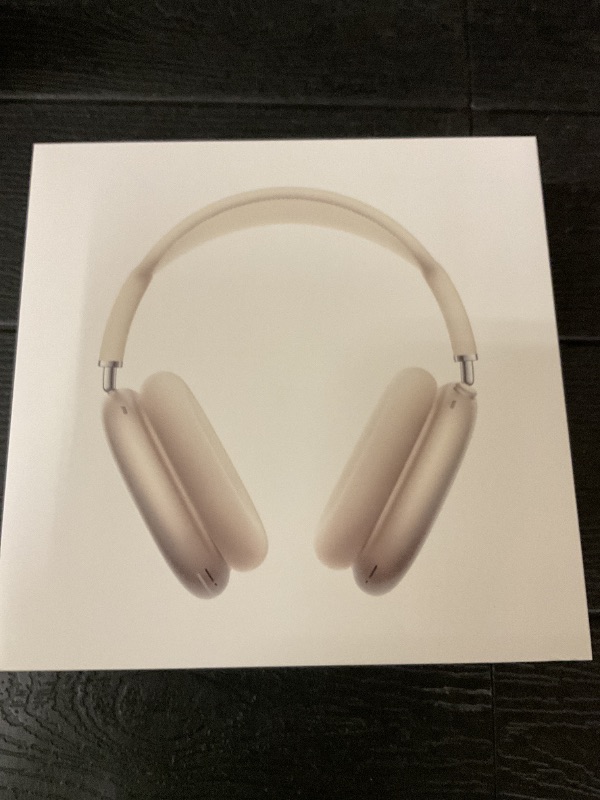 Photo 1 of Apple AirPods Max 2 Wireless Over-Ear Headphones, Active Noise Cancellation, Adaptive Audio, Personalized Spatial Audio, Live Translation, Bluetooth Headphones for iPhone – Starlight