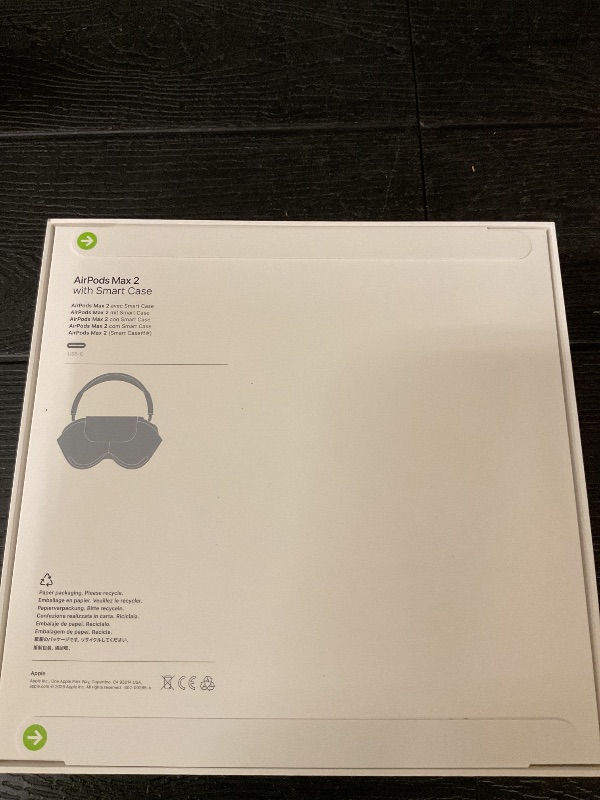 Photo 1 of Apple AirPods Max 2 Wireless Over-Ear Headphones, Active Noise Cancellation, Adaptive Audio, Personalized Spatial Audio, Live Translation, Bluetooth Headphones for iPhone – Starlight