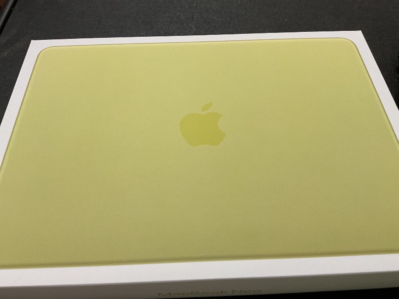 Photo 1 of Apple 2026 MacBook Neo 13-inch Laptop with A18 Pro chip: Built for AI and Apple Intelligence, Liquid Retina Display, 8GB Unified Memory, 256GB SSD Storage, 1080p FaceTime HD Camera; Citrus SEALED