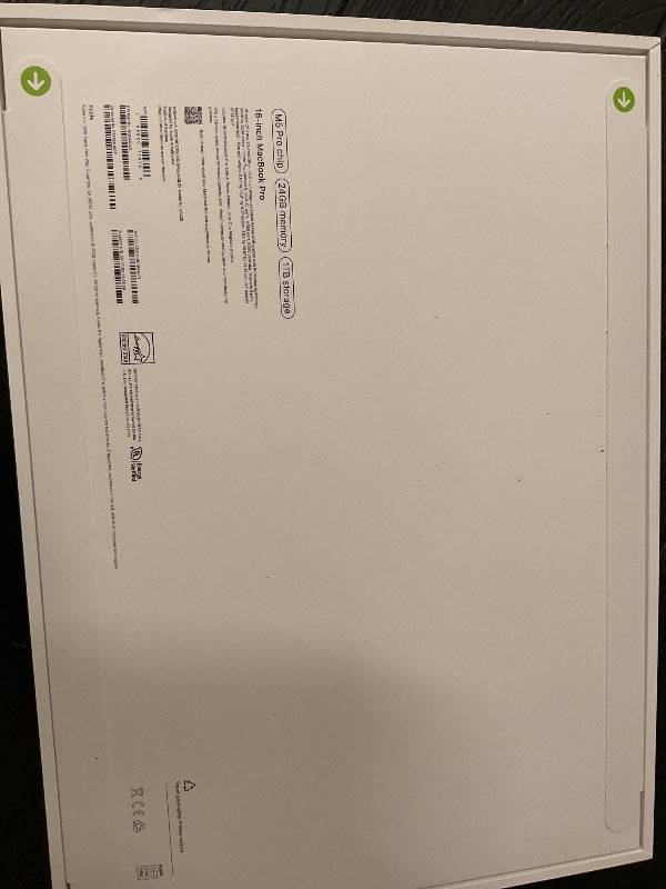 Photo 1 of Apple 2026 MacBook Pro Laptop with Apple M5 Pro chip with 18-core CPU and 20-core GPU: Built for AI, 16.2-inch Liquid Retina XDR Display, 24GB Unified Memory, 1TB SSD, Wi-Fi 7; Space Black SEALED