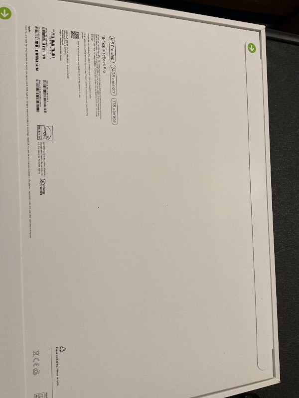 Photo 1 of Apple 2026 MacBook Pro Laptop with Apple M5 Pro chip with 18-core CPU and 20-core GPU: Built for AI, 16.2-inch Liquid Retina XDR Display, 24GB Unified Memory, 1TB SSD, Wi-Fi 7; Space Black SEALED