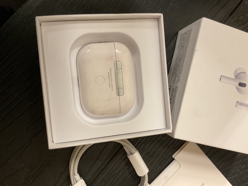 Photo 1 of HEAVILY USED***********Apple AirPods Pro (2nd generation) with MagSafe Charging Case (USB-C) (Renewed)