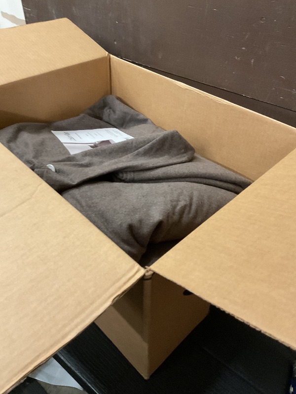 Photo 1 of Calvin Klein - King Duvet Cover Set, Super Soft Melange Flannel Bedding Set with Matching Shams, Cozy Home Decor (Melange Flannel Chocolate Brown, King)