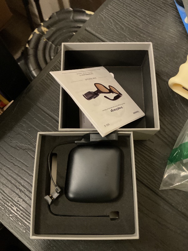 Photo 1 of TRANSNOVO Wearable Charger Compatible with RayBan Meta Smart Glasses, 1600mAh Charge While Wearing 24H Extended Battery Pack, Portable Magnetic Charging Accessories for Wayfarer, Skyler Gen 1 & Gen 2