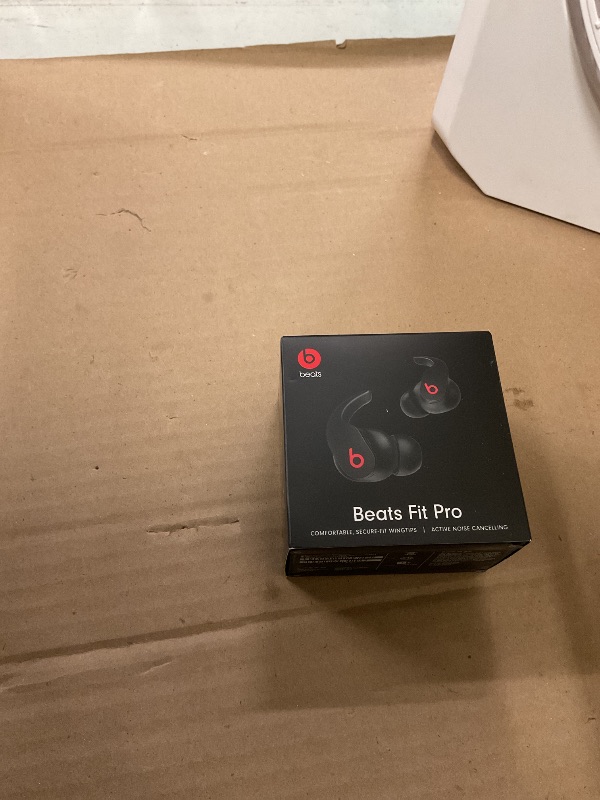 Photo 1 of FACTORY SEALED— Beats Fit Pro (1st Gen) - True Wireless Noise Cancelling Earbuds - Active Noise Cancelling - Sweat Resistant Earphones, Compatible with Apple & Android, Class 1 Bluetooth®- Beats Black