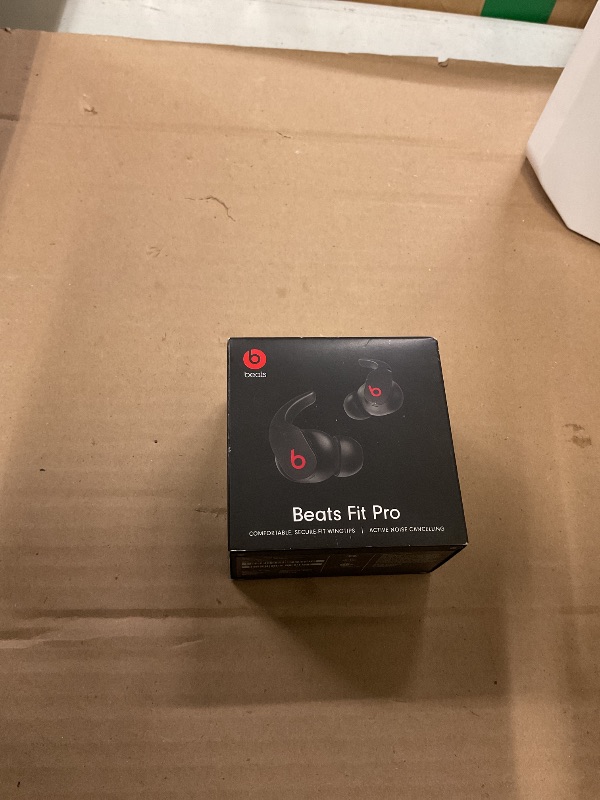Photo 1 of FACTORY SEALED— Beats Fit Pro (1st Gen) - True Wireless Noise Cancelling Earbuds - Active Noise Cancelling - Sweat Resistant Earphones, Compatible with Apple & Android, Class 1 Bluetooth®- Beats Black