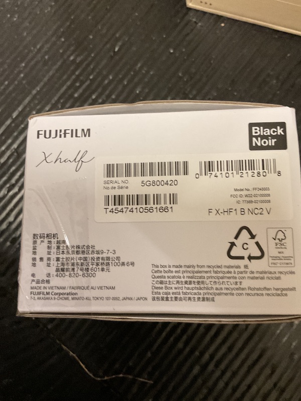 Photo 1 of FUJIFILM X Half Premium Compact Camera - Black