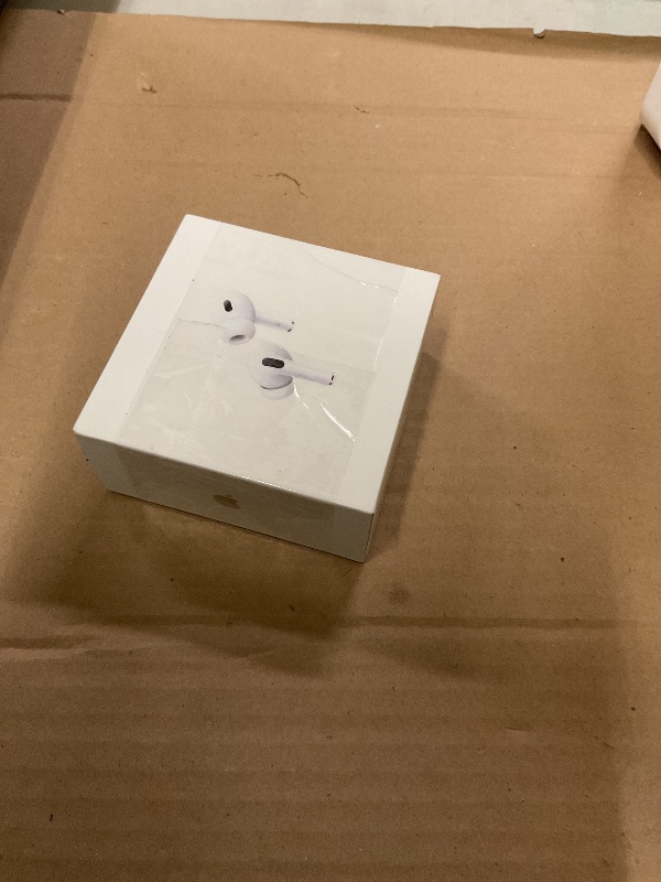 Photo 1 of Apple AirPods Pro (2nd Gen) Wireless Earbuds, Up to 2X More Active Noise Cancelling, Adaptive Transparency, Personalized Spatial Audio MagSafe Charging Case (Lightning) Bluetooth Headphones for iPhone