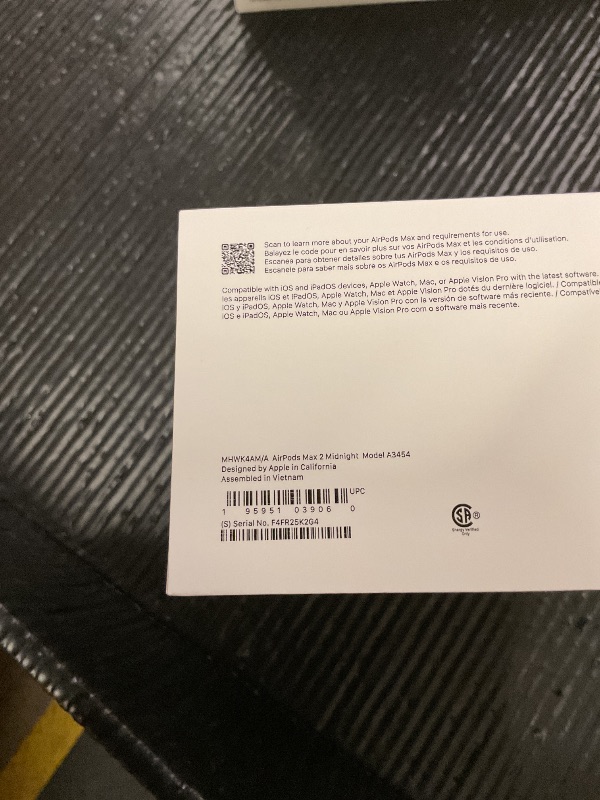 Photo 1 of FACTORY SEALED— Apple AirPods Max 2 Wireless Over-Ear Headphones, Active Noise Cancellation, Adaptive Audio, Personalized Spatial Audio, Live Translation, Bluetooth Headphones for iPhone – Midnight