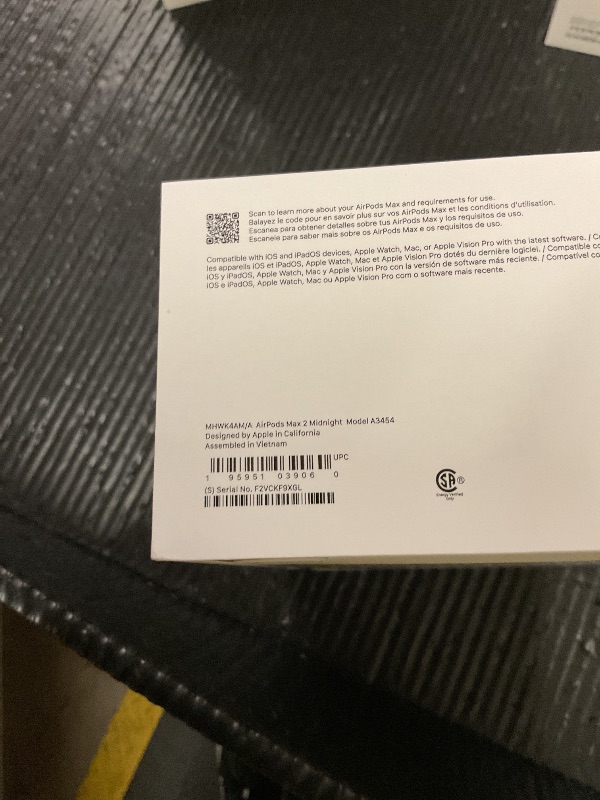 Photo 1 of FACTORY SEALED— Apple AirPods Max 2 Wireless Over-Ear Headphones, Active Noise Cancellation, Adaptive Audio, Personalized Spatial Audio, Live Translation, Bluetooth Headphones for iPhone – Midnight