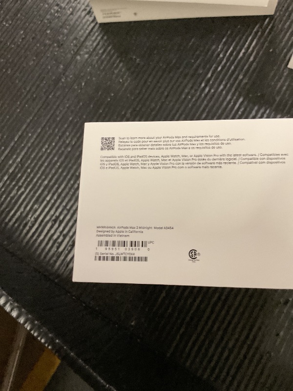Photo 1 of FACTORY SEALED— Apple AirPods Max 2 Wireless Over-Ear Headphones, Active Noise Cancellation, Adaptive Audio, Personalized Spatial Audio, Live Translation, Bluetooth Headphones for iPhone – Midnight