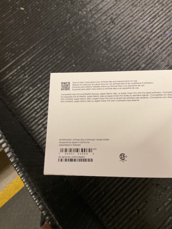 Photo 1 of FACTORY SEALED— Apple AirPods Max 2 Wireless Over-Ear Headphones, Active Noise Cancellation, Adaptive Audio, Personalized Spatial Audio, Live Translation, Bluetooth Headphones for iPhone – Midnight