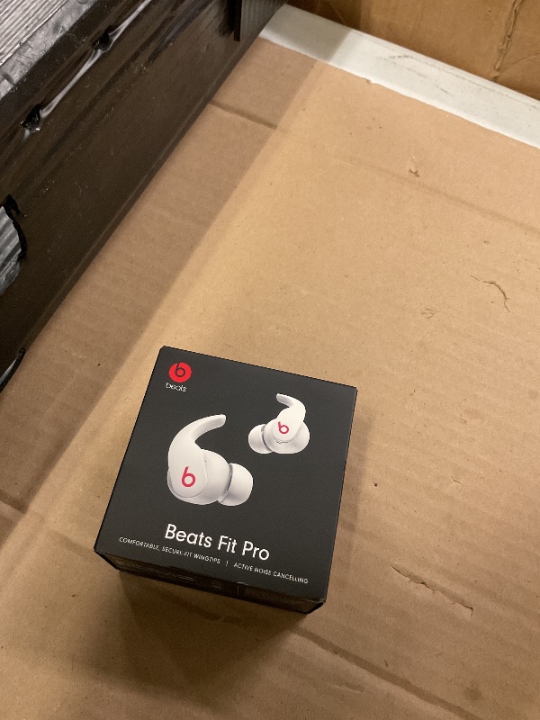 Photo 1 of FACTORY SEALED— Beats Fit Pro (1st Gen) - True Wireless Noise Cancelling Earbuds - Active Noise Cancelling - Sweat Resistant Earphones, Compatible with Apple & Android, Class 1 Bluetooth® - Beats White
