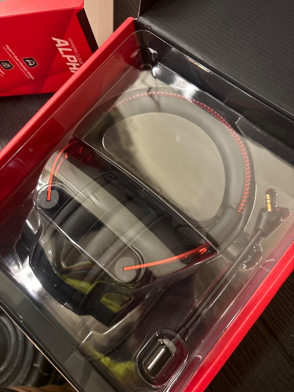 Photo 1 of HyperX Cloud Alpha - Gaming Headset, Dual Chamber Drivers, Legendary Comfort, Aluminum Frame, Detachable Microphone, Works on PC, PS4, PS5, Xbox One, Xbox Series X|S, Nintendo Switch and Mobile – Red