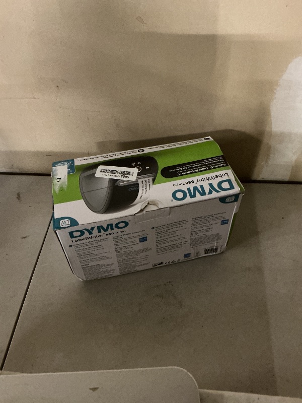 Photo 1 of DYMO LabelWriter 550 Turbo Label Printer, High-Speed Direct Thermal Printing, Automatic Label Recognition, Prints Variety of Label Types Through USB or LAN Network Connectivity - Fast, Efficient