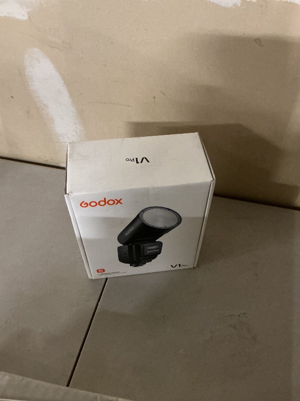 Photo 1 of GODOX V1 Pro V1Pro-S Flash for Sony, 2.4G TTL Round Head Camera Flash 1/8000s HSS Speedlite for Sony, 2980mAh Lithium Battery, 500 Full Power Flashes, 1.3s Recycle Time, 10 Level LED Modeling Light