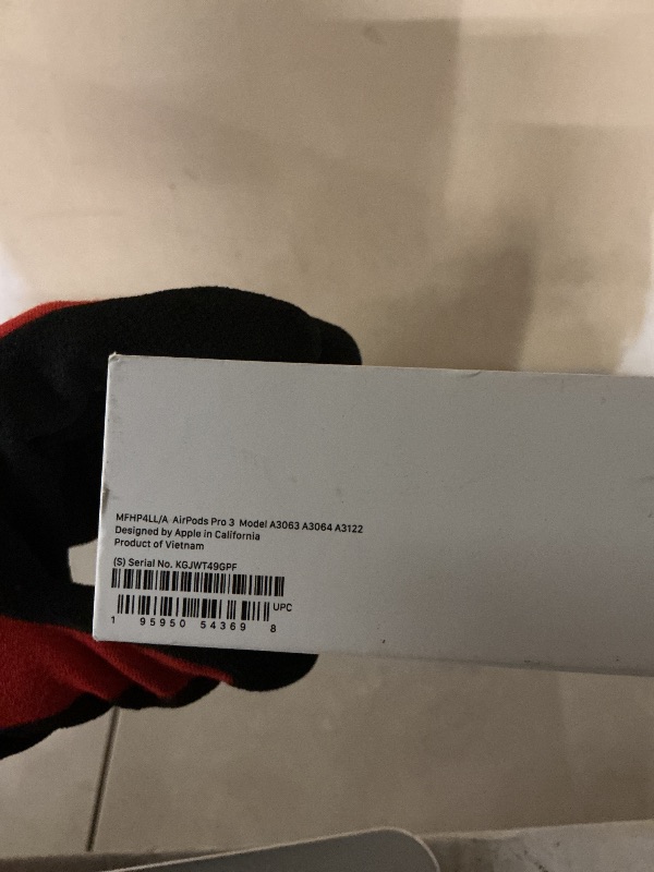 Photo 1 of Apple AirPods Pro 3 Wireless Earbuds, Active Noise Cancellation, Live Translation, Heart Rate Sensing, Hearing Aid Feature, Bluetooth Headphones, Spatial Audio, High-Fidelity Sound, USB-C Charging