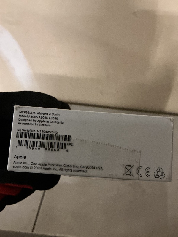 Photo 1 of Apple AirPods 4 Wireless Earbuds, Bluetooth Headphones, with Active Noise Cancellation, Adaptive, Transparency Mode, Personalized Spatial Audio, USB-C Charging Case, Wireless Charging, H2 Chip