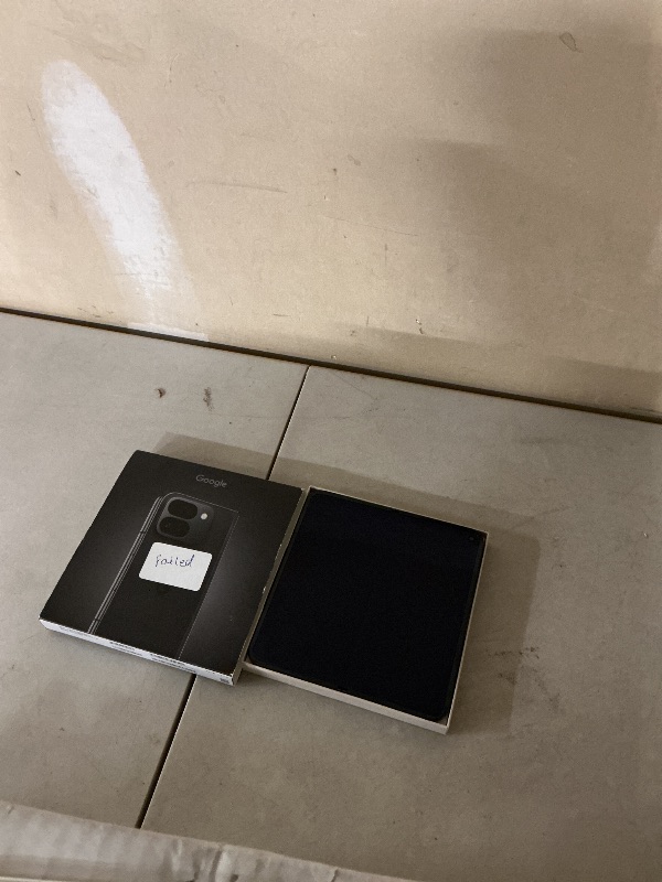 Photo 1 of Google Pixel 9 Pro Fold - Unlocked Android Smartphone with Gemini - Advanced Triple Rear Camera System - Foldable Display - Hands-Free Video - Obsidian - 256 GB