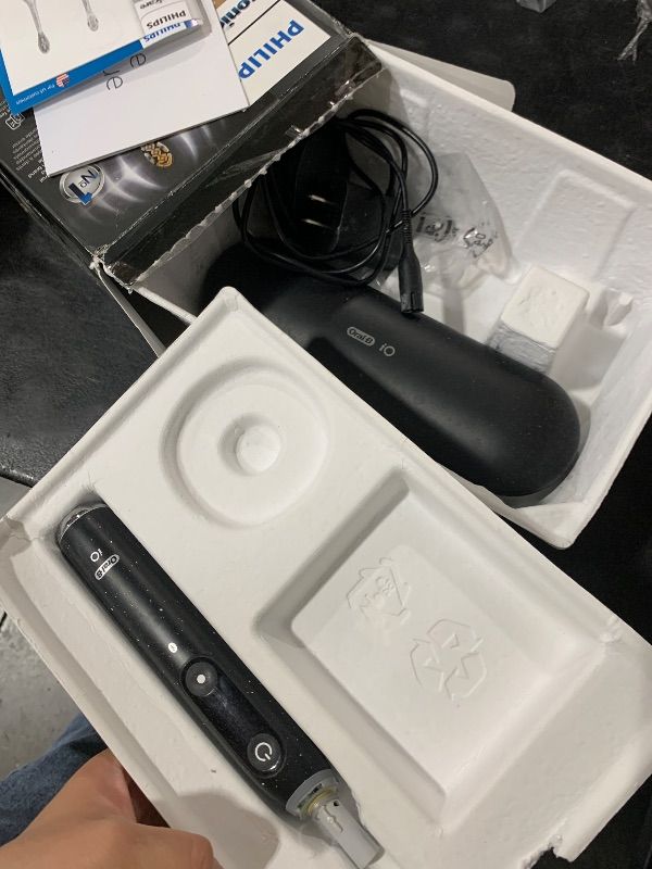 Photo 1 of Philips Sonicare DiamondClean Smart 9500 Electric Toothbrush - Sonic Toothbrush with App, Pressure Sensor, 15 Brushing Settings, Replacement Reminder, USB Charging Travel Case, Black, Model HX9923/11