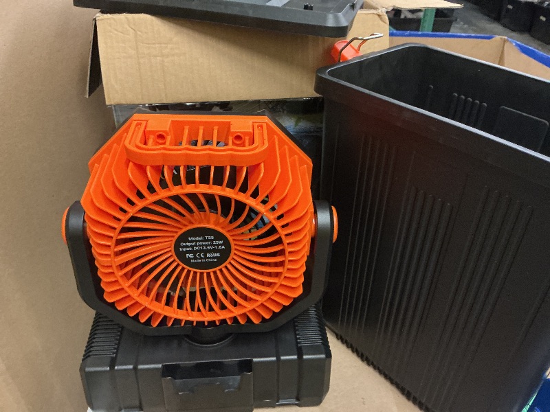 Photo 1 of Etholzon 40000mAh Misting Fans for Outside, 15L Large Tank Portable Misting Fan, Battery Powered Outdoor Mister Fan with Remote & LED Light, Wide 270° Coverage for Camping Patio Backyard