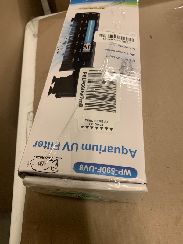 Photo 1 of TARARIUM 40-150 Gal U-V Aquarium Filter for Fish Turtle Tank, Swivel Outlet
