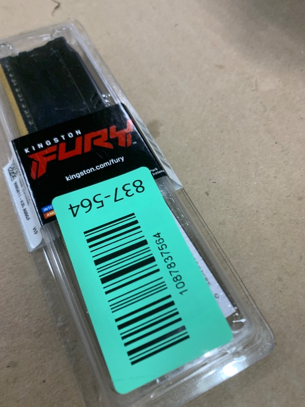 Photo 1 of Kingston FURY Beast 16GB 5200MHz DDR5 CL40 Desktop Memory Single Module KF552C40BB-16