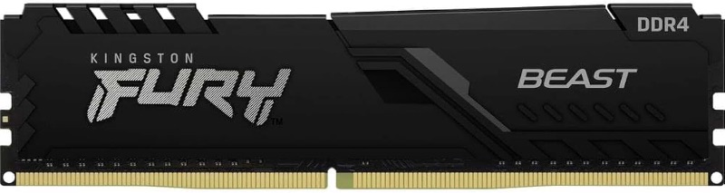 Photo 1 of Kingston FURY Beast 16GB 5200MHz DDR5 CL40 Desktop Memory Single Module KF552C40BB-16