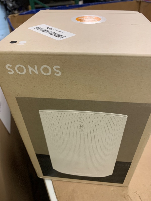 Photo 1 of Sonos Era 100 SL - Compact, Microphone-Free Speaker with WiFi, Bluetooth - White