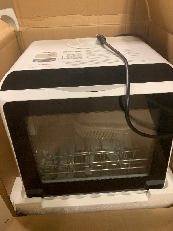 Photo 1 of EUHOMY Countertop Dishwasher Portable with 6 Programs, 5L Built-in Water Tank for Apartments & RV, 167? High-Temp, No Hookup Needed, Mini Dishwasher with Baby Care, Air Dry/Quick/ECO/Fruit/Normal Mode