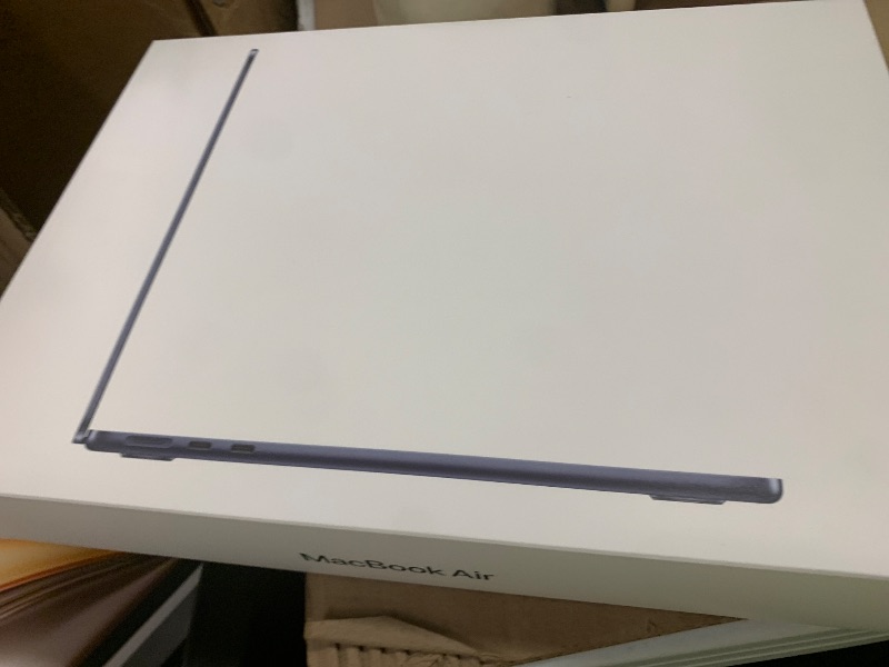 Photo 1 of Apple 2026 MacBook Air 13-inch Laptop with M5 chip: Built for AI, 13.6-inch Liquid Retina Display, 16GB Unified Memory, 512GB SSD, 12MP Center Stage Camera, Touch ID, Wi-Fi 7; Midnight
