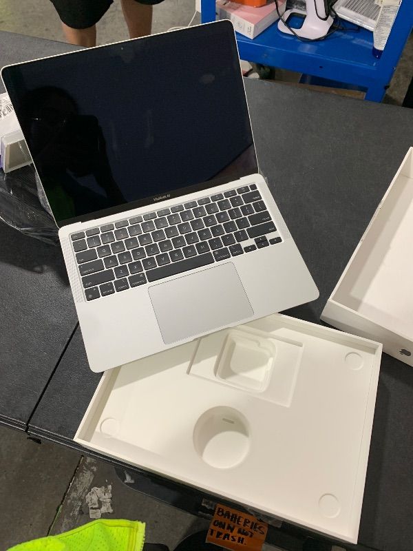 Photo 6 of 2020 Apple MacBook Air Laptop: Apple M1 Chip, 13” Retina Display, 8GB RAM, 256GB SSD Storage, Backlit Keyboard, FaceTime HD Camera, Touch ID. Works with iPhone/iPad; Silver