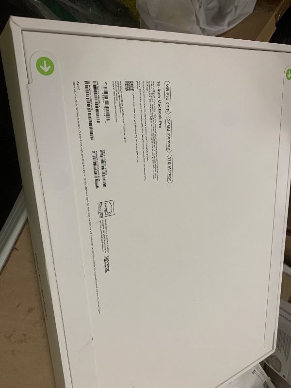 Photo 1 of Apple 2026 MacBook Pro Laptop with Apple M5 Pro chip with 18-core CPU and 20-core GPU: Built for AI, 16.2-inch Liquid Retina XDR Display, 24GB Unified Memory, 1TB SSD, Wi-Fi 7; Space Black