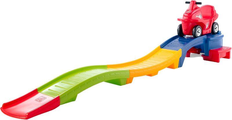 Photo 1 of ***MISSING PARTS***Step2 Up and Down Roller Coaster Toy for Kids, Ride On Push Car, Indoor, Outdoor Playset, Toddlers Ages 2, 5 Years Old, Compact Storage, Max Weight 50 Lb., Multicolor