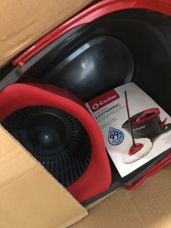Photo 1 of ***MISSING PARTS***O-Cedar RinseClean Spin Mop & Bucket System | Clean with Clean Water | Removes 99% of Bacteria