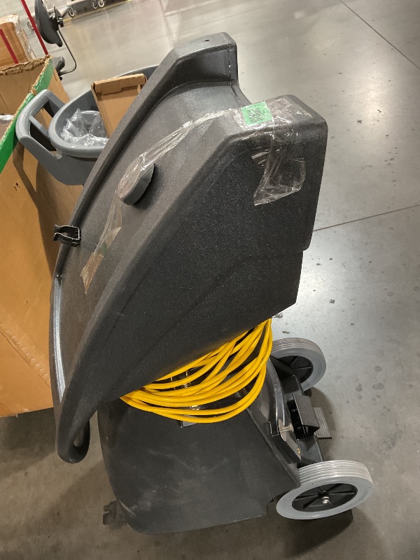 Photo 1 of ***STOCK PHOTO FOR REFERENCE ONLY*** REFER TO PICTURES***
Global Industrial Commercial Electric Walk-Behind Ergo Auto Floor Scrubber | Ergonomic Scrubber, Corded, 17" Cleaning Path, 9.2 Gallon Solution Tank, 10.5 Gallon Recovery Tank