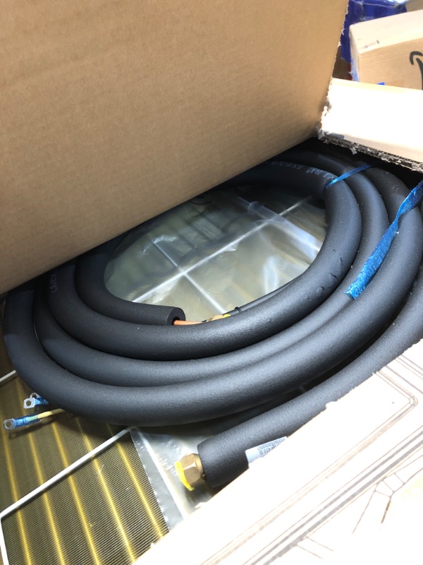 Photo 1 of ***BOX ONE OF TWO***Rellytech Mini Split AC/Heating System - 19 SEER2 9000 BTU Mini Split AC Unit Inverter Heating and Cooling, 115v Energy Efficient Ductless Air Conditioner Up to 550sq.ft, 24H Timer, Installation Kit | Ductless inverter, energy efficien