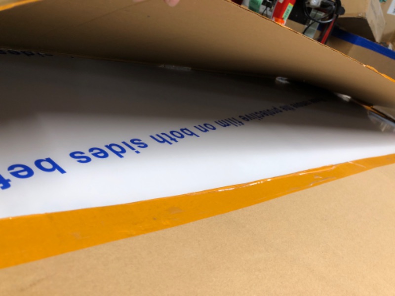 Photo 1 of [Upgraded Version] Crystal Clear 1/5" Thick 54" x 32" Heavy Duty Hard Chair Mat, Can be Used on Carpet or Hard Floor