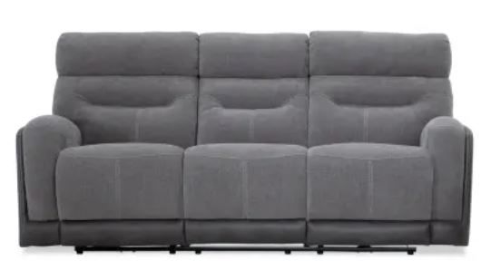 Photo 1 of * TRUCK OR TRAILER PICK UP, Stock Photo for Refeence * Signature Design by Ashley Faux Leather Power Reclining Sofa, Slate